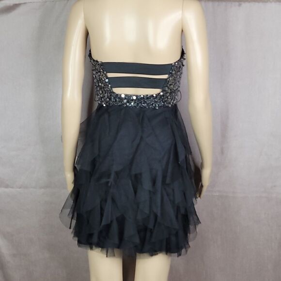 BLONDIE NITES BY STACEY SKLAR Sequined Prom Dress Size 3 - Picture 6 of 10